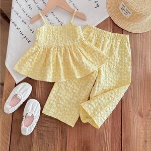 Yellow Kids Pajama Set